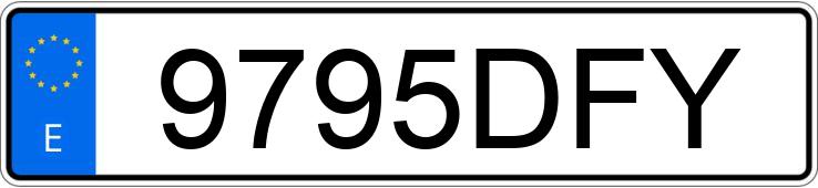 Il numero di registrazione 9795DFY ha SEAT ALTEA