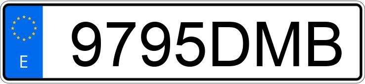 Numer rejestracyjny 9795DMB posiada AUDI A4