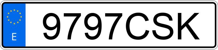 Numer rejestracyjny 9797CSK posiada FIAT STILO