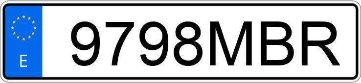 Numer rejestracyjny 9798MBR posiada TOYOTA C-HR