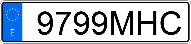 Numer rejestracyjny 9799MHC posiada MERCEDES E (213)
