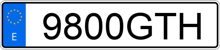 Numer rejestracyjny 9800GTH posiada CHEVROLET-GM AVEO