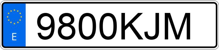 Numer rejestracyjny 9800KJM posiada DACIA LOGAN Numer rejestracyjny 9800KJM posiada DACIA LOGAN