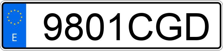 Numer rejestracyjny 9801CGD posiada OPEL ASTRA
