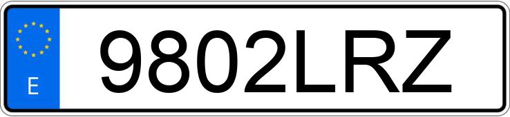 Numer rejestracyjny 9802LRZ posiada SEAT LEON