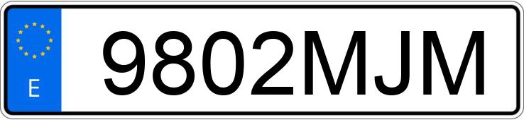 Numer rejestracyjny 9802MJM posiada AUDI Q8