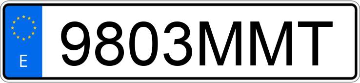 Numer rejestracyjny 9803MMT posiada VOLKSWAGEN GOLF Numer rejestracyjny 9803MMT posiada VOLKSWAGEN GOLF