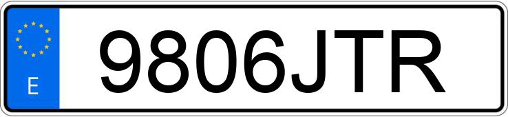 Numer rejestracyjny 9806JTR posiada BMW X4