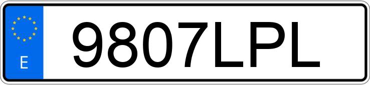 El número de registro 9807LPL tiene AUDI A6 El número de registro 9807LPL tiene AUDI A6