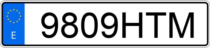 Numer rejestracyjny 9809HTM posiada KEEWAY RKV