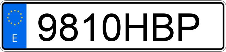 Numer rejestracyjny 9810HBP posiada SEAT LEON Numer rejestracyjny 9810HBP posiada SEAT LEON