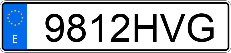 Numer rejestracyjny 9812HVG posiada MERCEDES M (166)