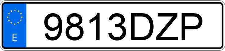 Numer rejestracyjny 9813DZP posiada DACIA LOGAN Numer rejestracyjny 9813DZP posiada DACIA LOGAN