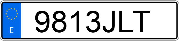 Numer rejestracyjny 9813JLT posiada MERCEDES GLC (253)