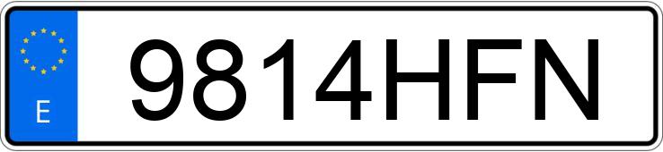 Numer rejestracyjny 9814HFN posiada OPEL CORSA