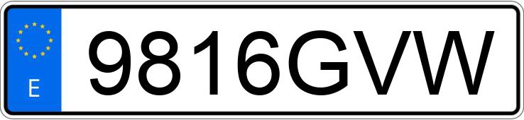 Numer rejestracyjny 9816GVW posiada OPEL INSIGNIA