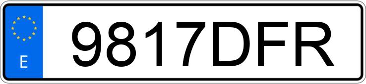 Numer rejestracyjny 9817DFR posiada RENAULT MEGANE Numer rejestracyjny 9817DFR posiada RENAULT MEGANE