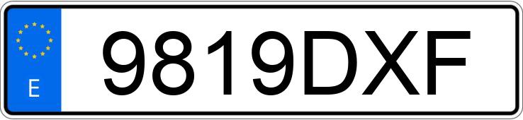 Numer rejestracyjny 9819DXF posiada SEAT LEON