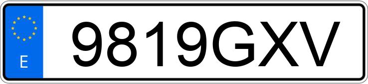 Numer rejestracyjny 9819GXV posiada BMW SERIE 3