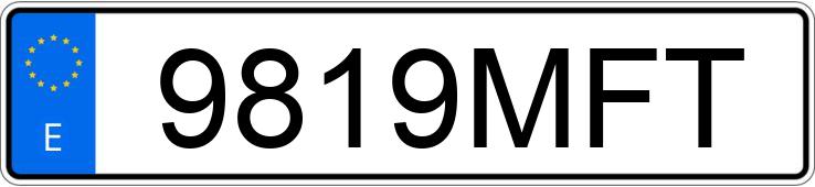 Numer rejestracyjny 9819MFT posiada JEEP COMPASS