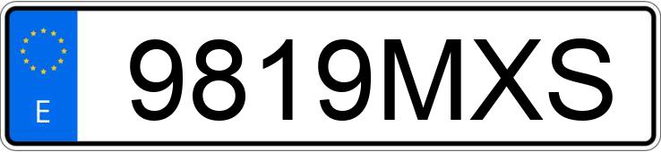 Numer rejestracyjny 9819MXS posiada MERCEDES A (177)