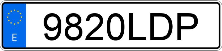 Numer rejestracyjny 9820LDP posiada VOLKSWAGEN PASSAT