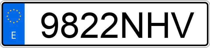 Numer rejestracyjny 9822NHV posiada MG ZS Numer rejestracyjny 9822NHV posiada MG ZS