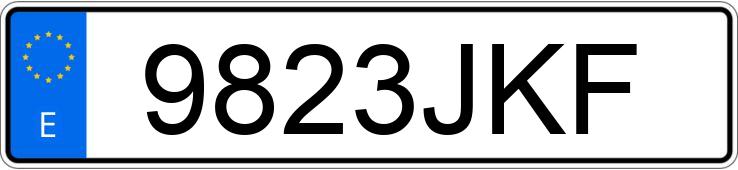 Numer rejestracyjny 9823JKF posiada VOLKSWAGEN GOLF SPORTSVAN SPORT 1.6 TDI BLUEMOTION TECH