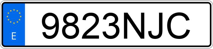 Numer rejestracyjny 9823NJC posiada AUDI A3 Numer rejestracyjny 9823NJC posiada AUDI A3