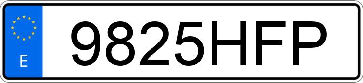 Numer rejestracyjny 9825HFP posiada TOYOTA PRIUS Numer rejestracyjny 9825HFP posiada TOYOTA PRIUS