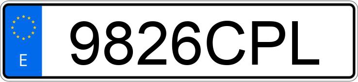 Numer rejestracyjny 9826CPL posiada MERCEDES SPRINTER