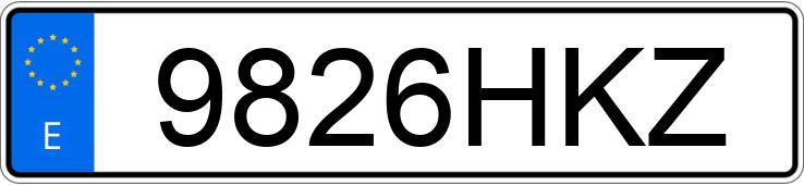 Numer rejestracyjny 9826HKZ posiada IVECO DAILY Numer rejestracyjny 9826HKZ posiada IVECO DAILY