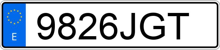 Numer rejestracyjny 9826JGT posiada AUDI Q5