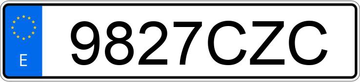 Numer rejestracyjny 9827CZC posiada FORD FOCUS