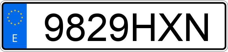 Numer rejestracyjny 9829HXN posiada VOLKSWAGEN GOLF Numer rejestracyjny 9829HXN posiada VOLKSWAGEN GOLF