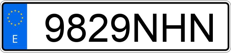 Numer rejestracyjny 9829NHN posiada VOLKSWAGEN TAIGO