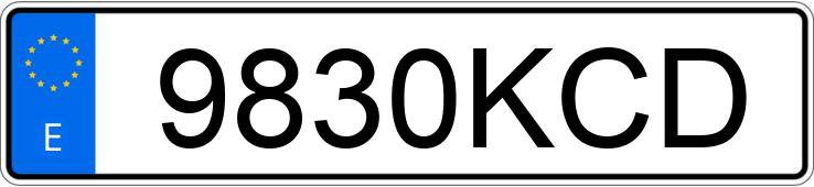 Numer rejestracyjny 9830KCD posiada AUDI COUPE Numer rejestracyjny 9830KCD posiada AUDI COUPE