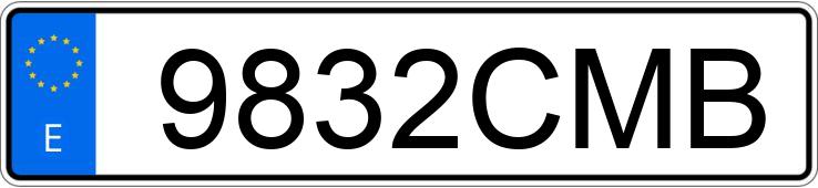 Numer rejestracyjny 9832CMB posiada HYUNDAI ACCENT