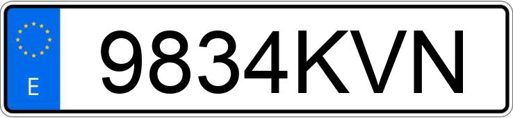 Numer rejestracyjny 9834KVN posiada VOLKSWAGEN T-ROC Numer rejestracyjny 9834KVN posiada VOLKSWAGEN T-ROC