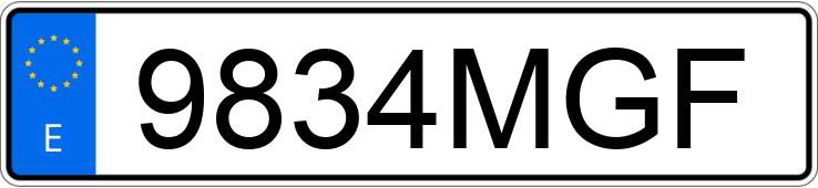 Numer rejestracyjny 9834MGF posiada MINI MINI Numer rejestracyjny 9834MGF posiada MINI MINI