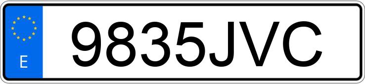 Numer rejestracyjny 9835JVC posiada BMW X3 Numer rejestracyjny 9835JVC posiada BMW X3