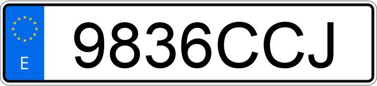 Numer rejestracyjny 9836CCJ posiada RENAULT CLIO Numer rejestracyjny 9836CCJ posiada RENAULT CLIO