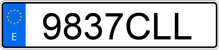 Numer rejestracyjny 9837CLL posiada MERCEDES M (163-164)