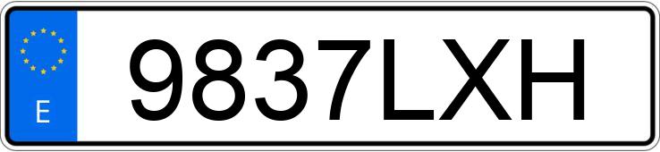 Numer rejestracyjny 9837LXH posiada VOLKSWAGEN PASSAT Numer rejestracyjny 9837LXH posiada VOLKSWAGEN PASSAT