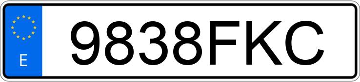 Numer rejestracyjny 9838FKC posiada BMW SERIE 3 Numer rejestracyjny 9838FKC posiada BMW SERIE 3