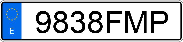 Numer rejestracyjny 9838FMP posiada TOYOTA AURIS Numer rejestracyjny 9838FMP posiada TOYOTA AURIS