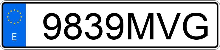 Numer rejestracyjny 9839MVG posiada MERCEDES GLA (156)