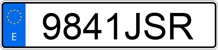 El número de registro 9841JSR tiene RENAULT KANGOO
