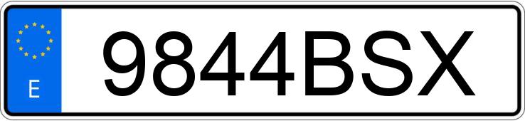 Numer rejestracyjny 9844BSX posiada RENAULT CLIO Numer rejestracyjny 9844BSX posiada RENAULT CLIO