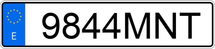 Numer rejestracyjny 9844MNT posiada IVECO X-WAY